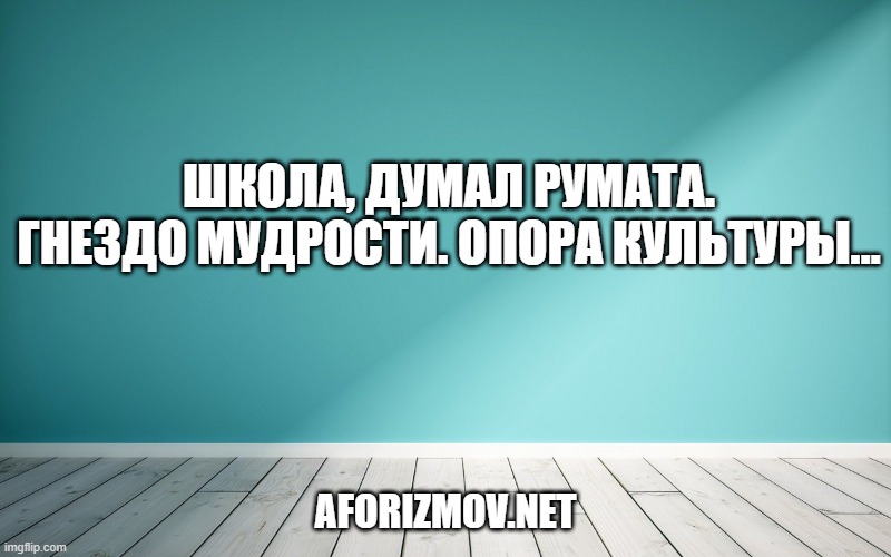 Школа, думал Румата. Гнездо мудрости. Опора культуры…