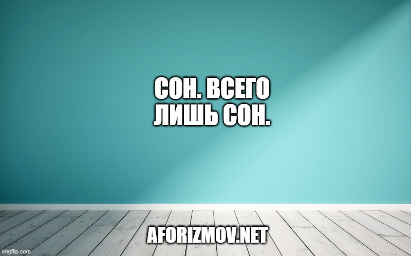 Сон. Всего лишь сон.