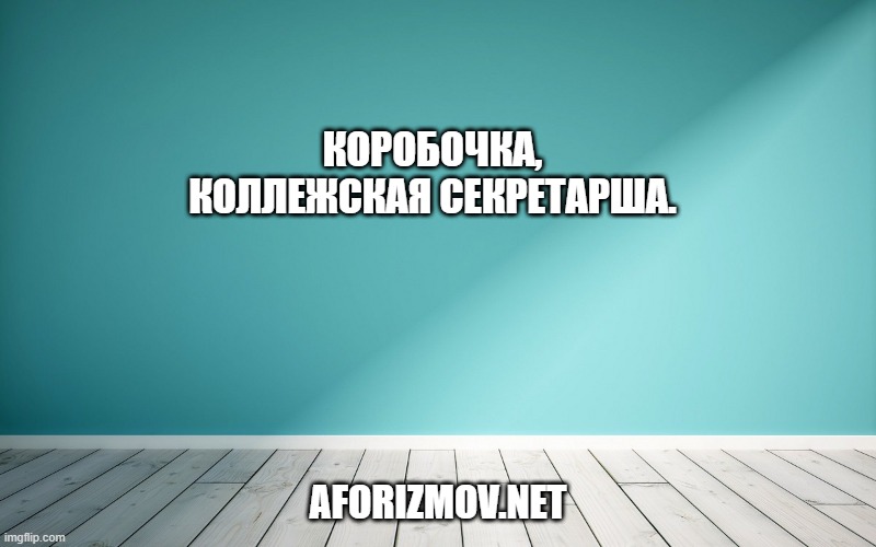 Коробочка, коллежская секретарша.