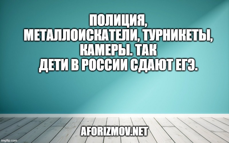 Полиция, металлоискатели, турникеты, камеры. Так дети в России сдают ЕГЭ.
