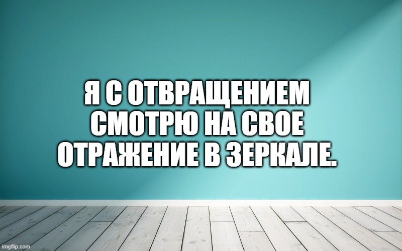 Я с отвращением смотрю на свое отражение в зеркале.